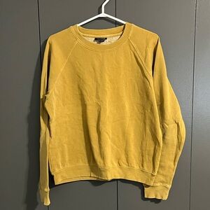Frank & Oak Yellow Sweatshirt
